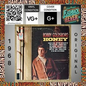 BOBBY GOLDSBORO•Honey•1968 US Stereo (#UAS 6642)•UA